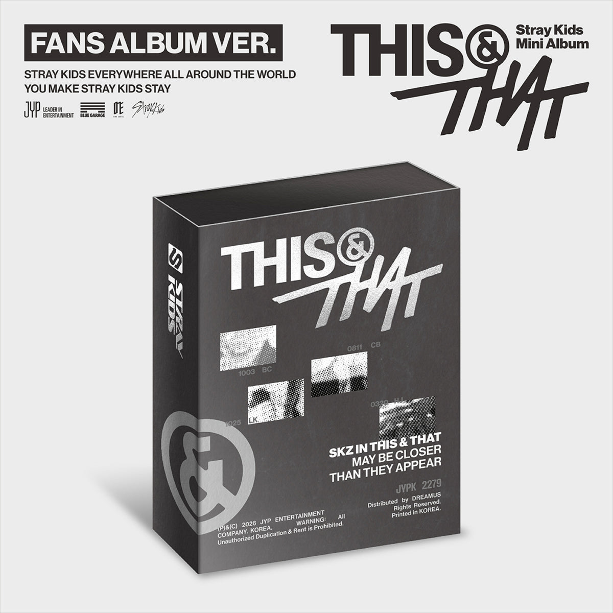 Stray Kids 10th Mini Album THIS & THAT FANS ALBUM Ver.