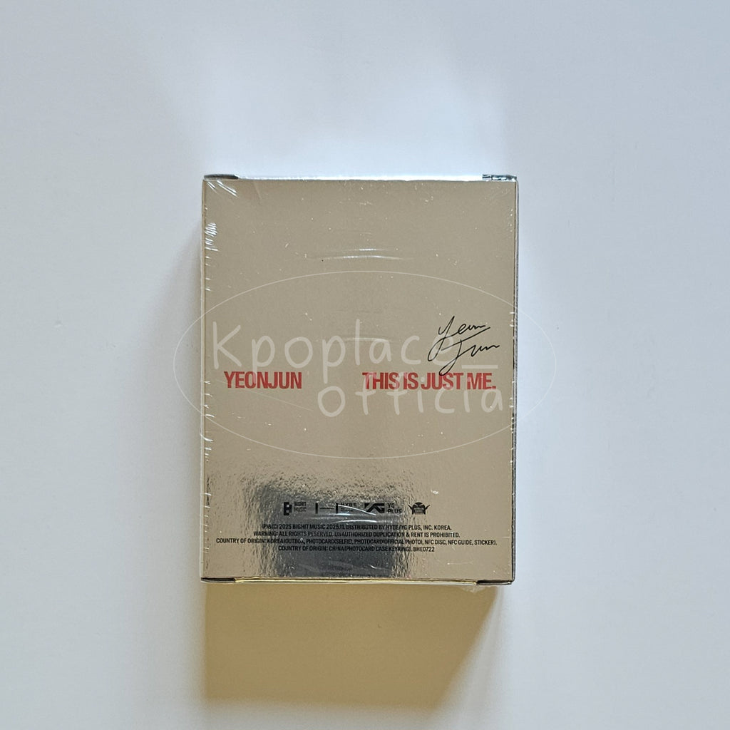 TOMORROW X TOGETHER TXT YEONJUN NO LABELS: PART 01 Photocard Case Ver.