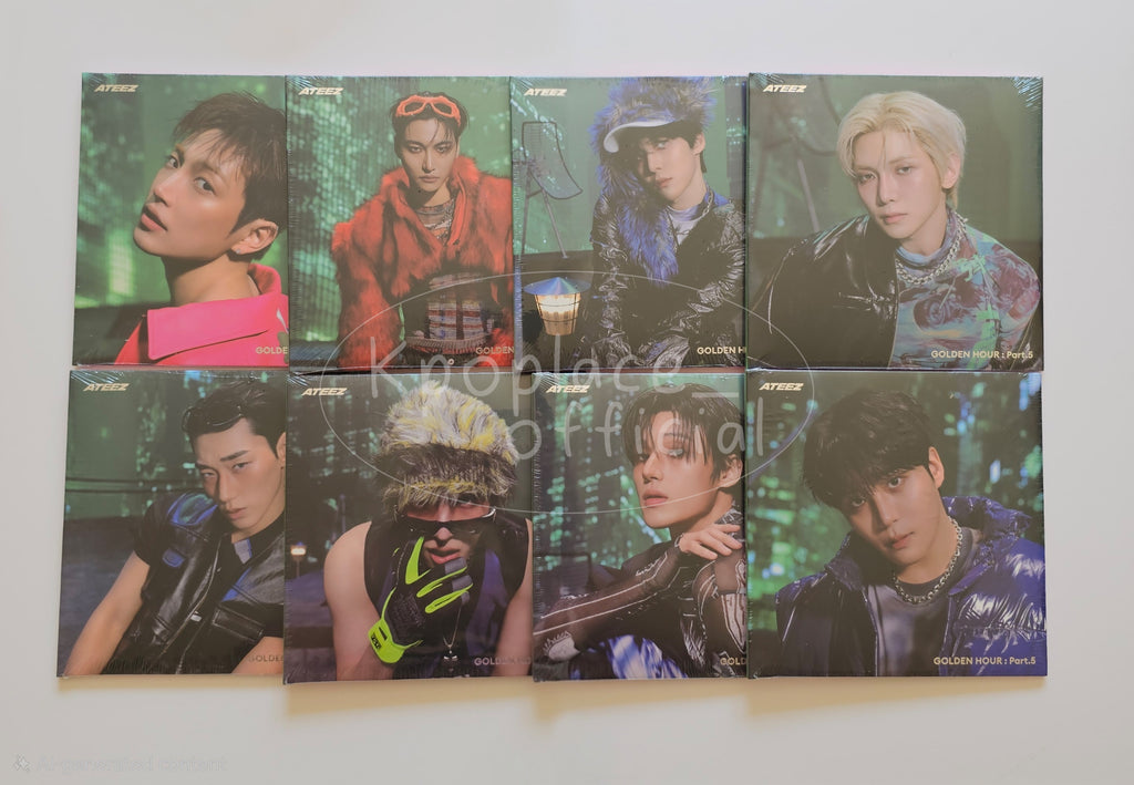 ATEEZ 14th Mini Album GOLDEN HOUR : PART.5 DIGIPACK Ver.
