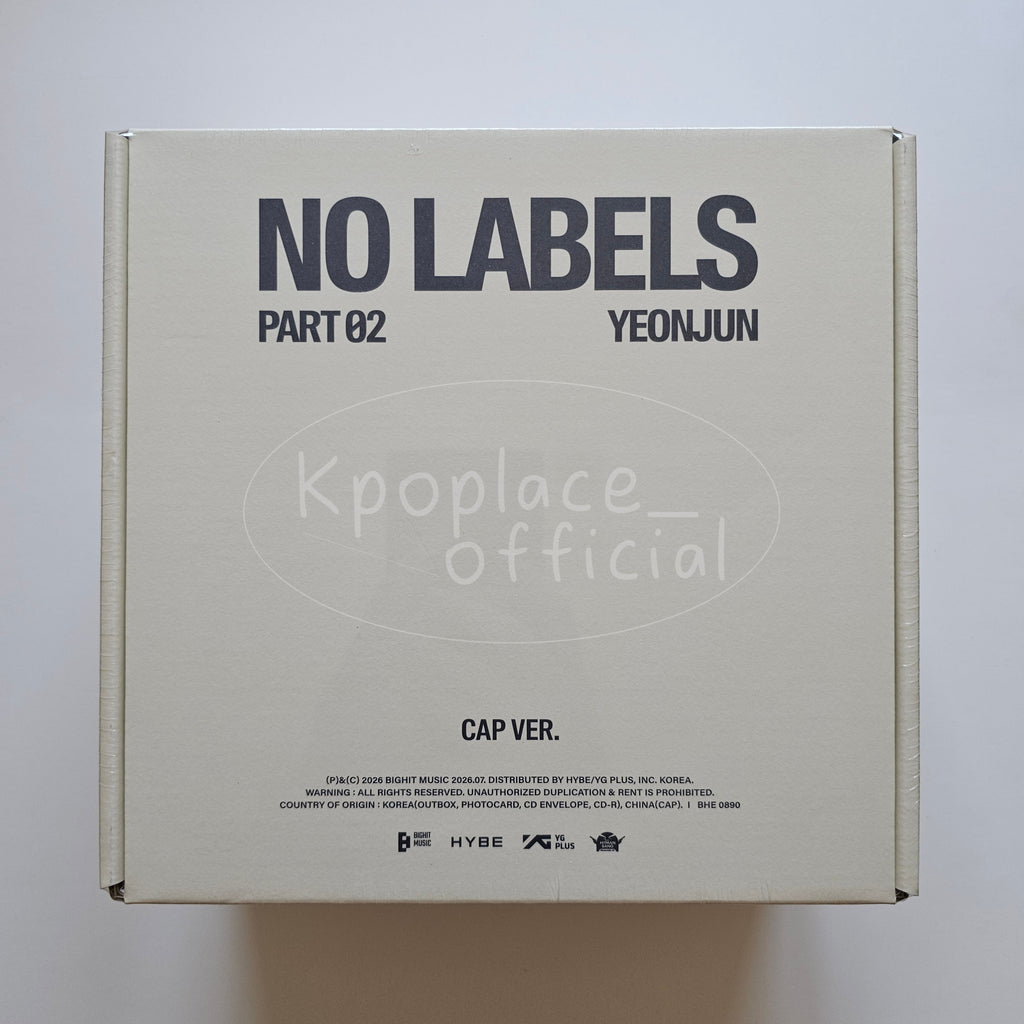 TOMORROW X TOGETHER TXT YEONJUN NO LABELS: PART 02 Cap Ver.
