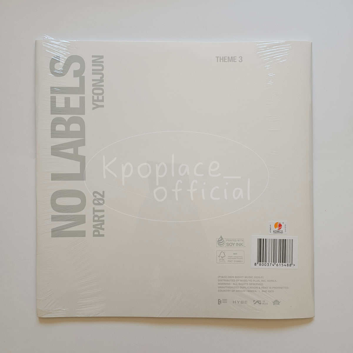 TOMORROW X TOGETHER TXT YEONJUN NO LABELS: PART 02 Compact Ver.