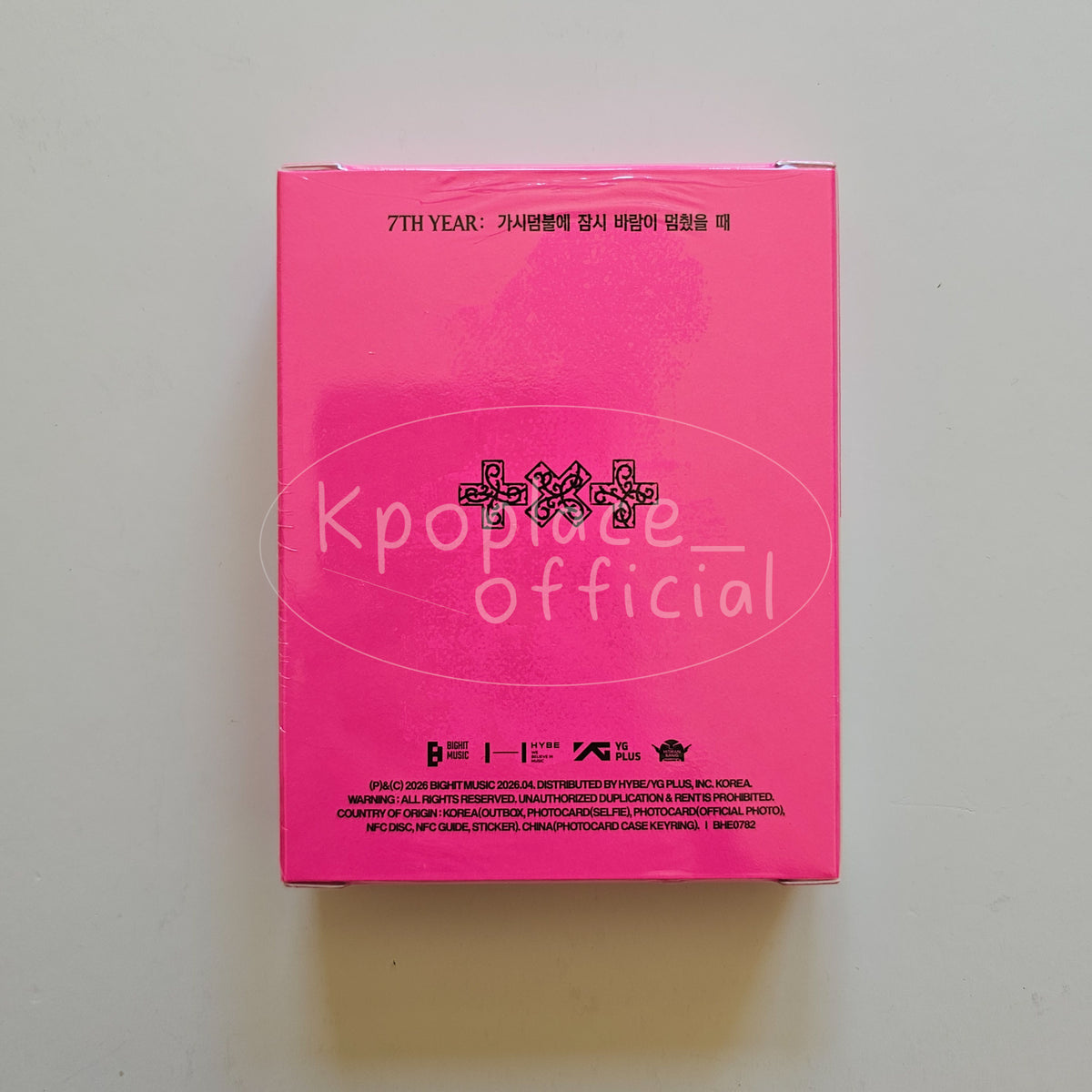 TOMORROW X TOGETHER TXT 8th Mini Album 7TH YEAR: A Moment of Stillness in the Thorns Photocard Case Ver.