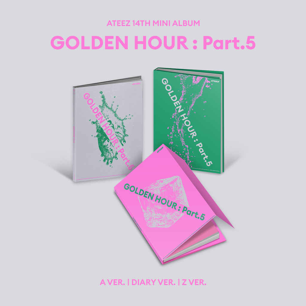 ATEEZ 14th Mini Album GOLDEN HOUR : PART.5 A / DIARY / Z Ver.