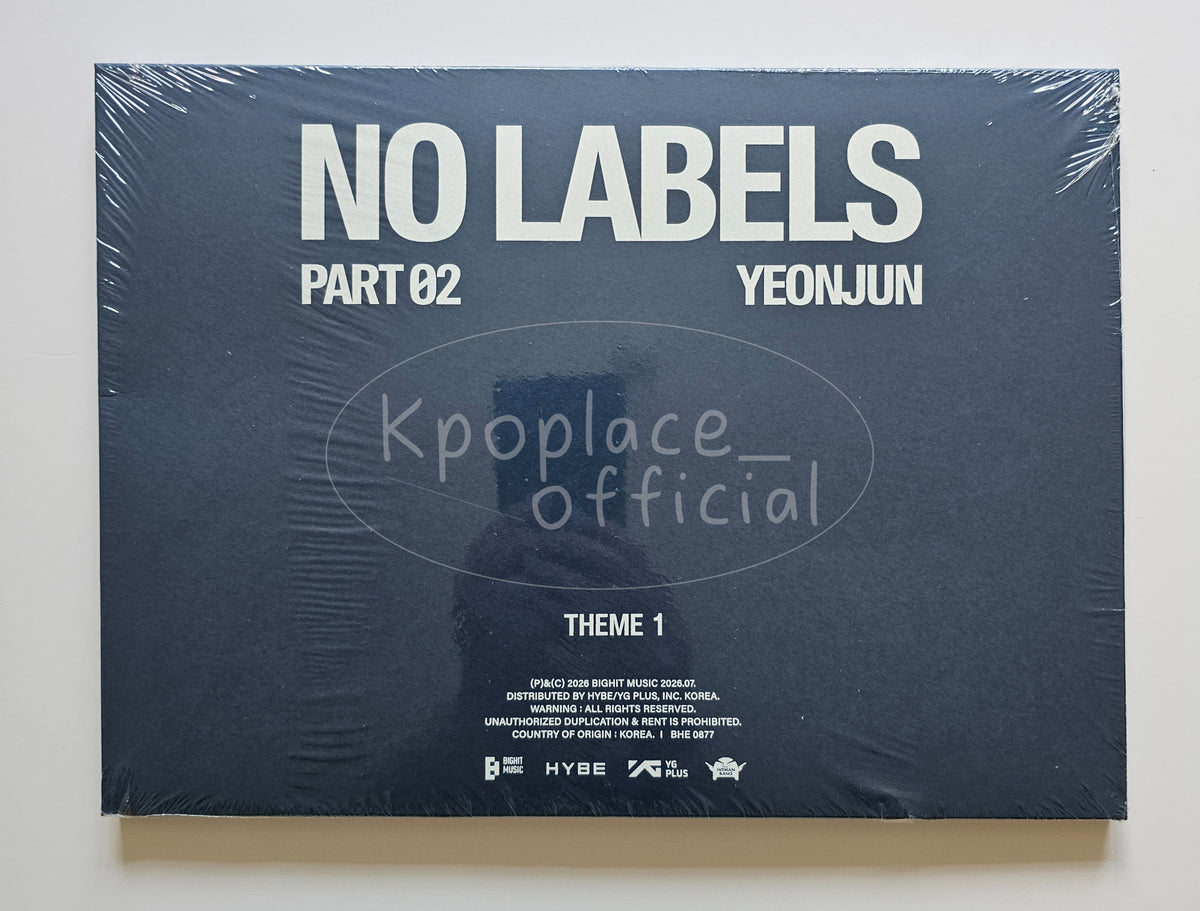 TOMORROW X TOGETHER TXT YEONJUN NO LABELS: PART 02 Photobook Ver.