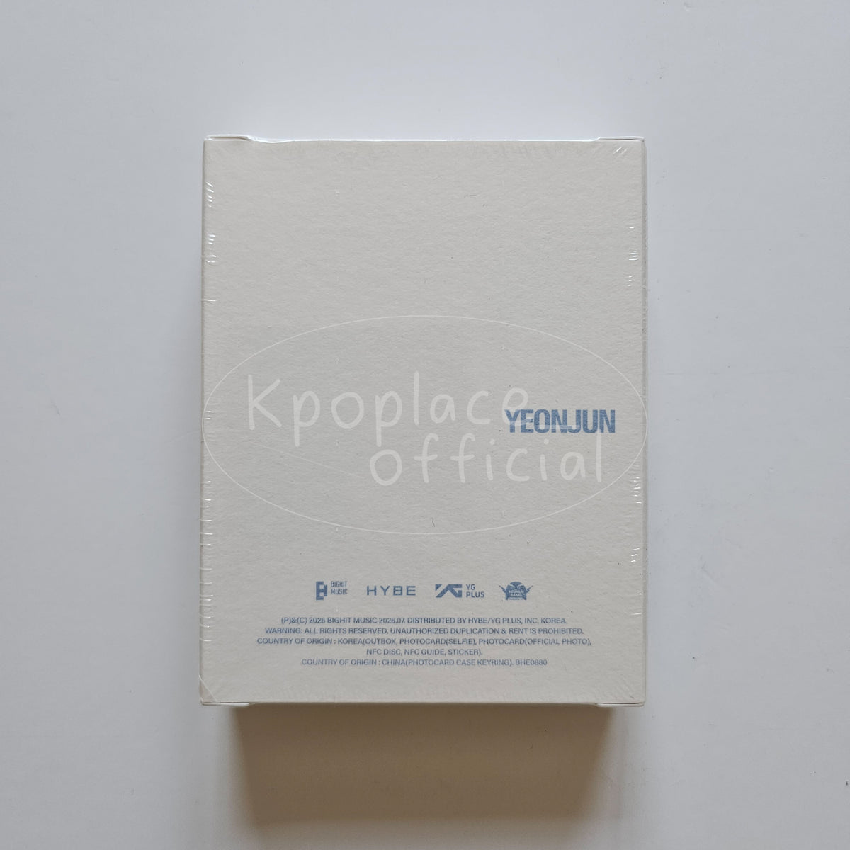 TOMORROW X TOGETHER TXT YEONJUN NO LABELS: PART 02 Photocard Case Ver.