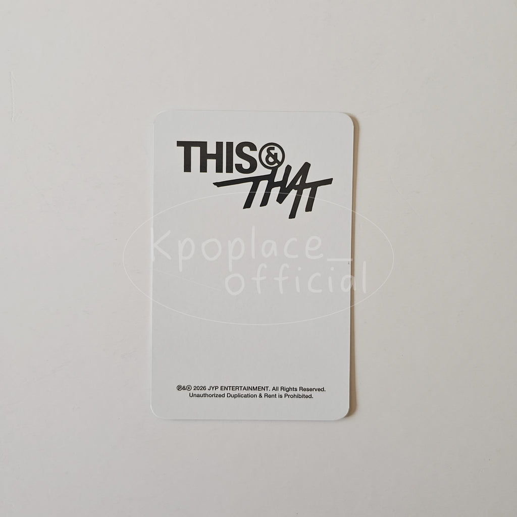 Stray Kids SKZ THIS & THAT SOUNDWAVE Pre-order Benefit POB Photocard