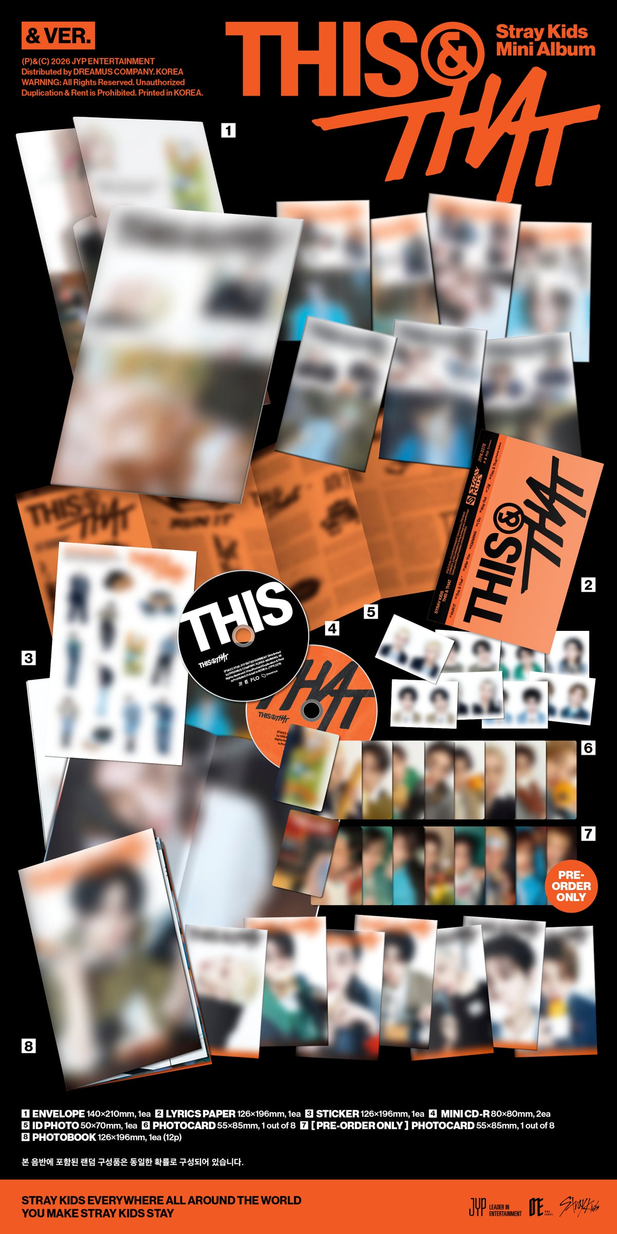 Stray Kids 10th Mini Album THIS & THAT & Ver.