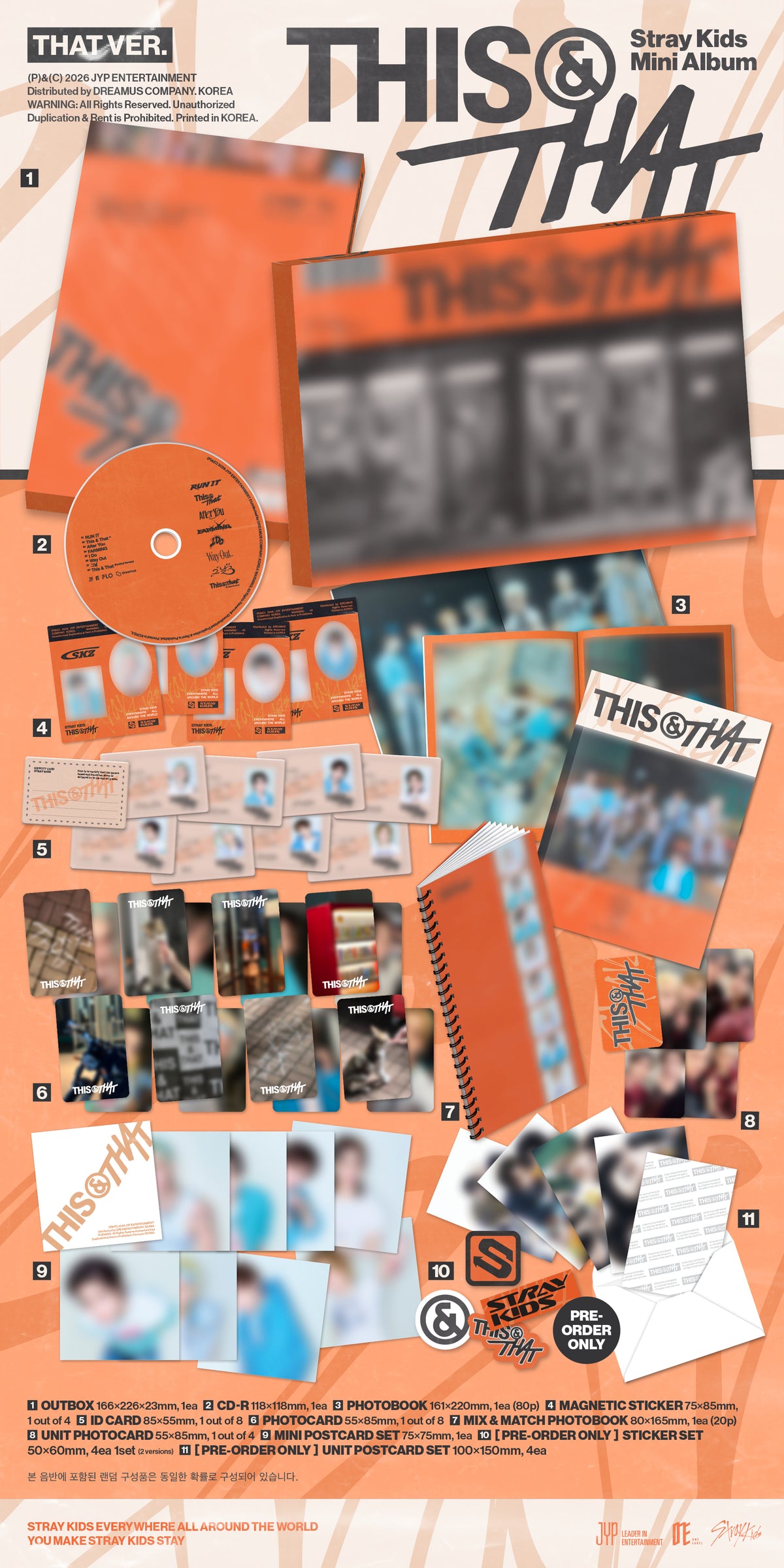 Stray Kids 10th Mini Album THIS & THAT THIS / THAT Ver.