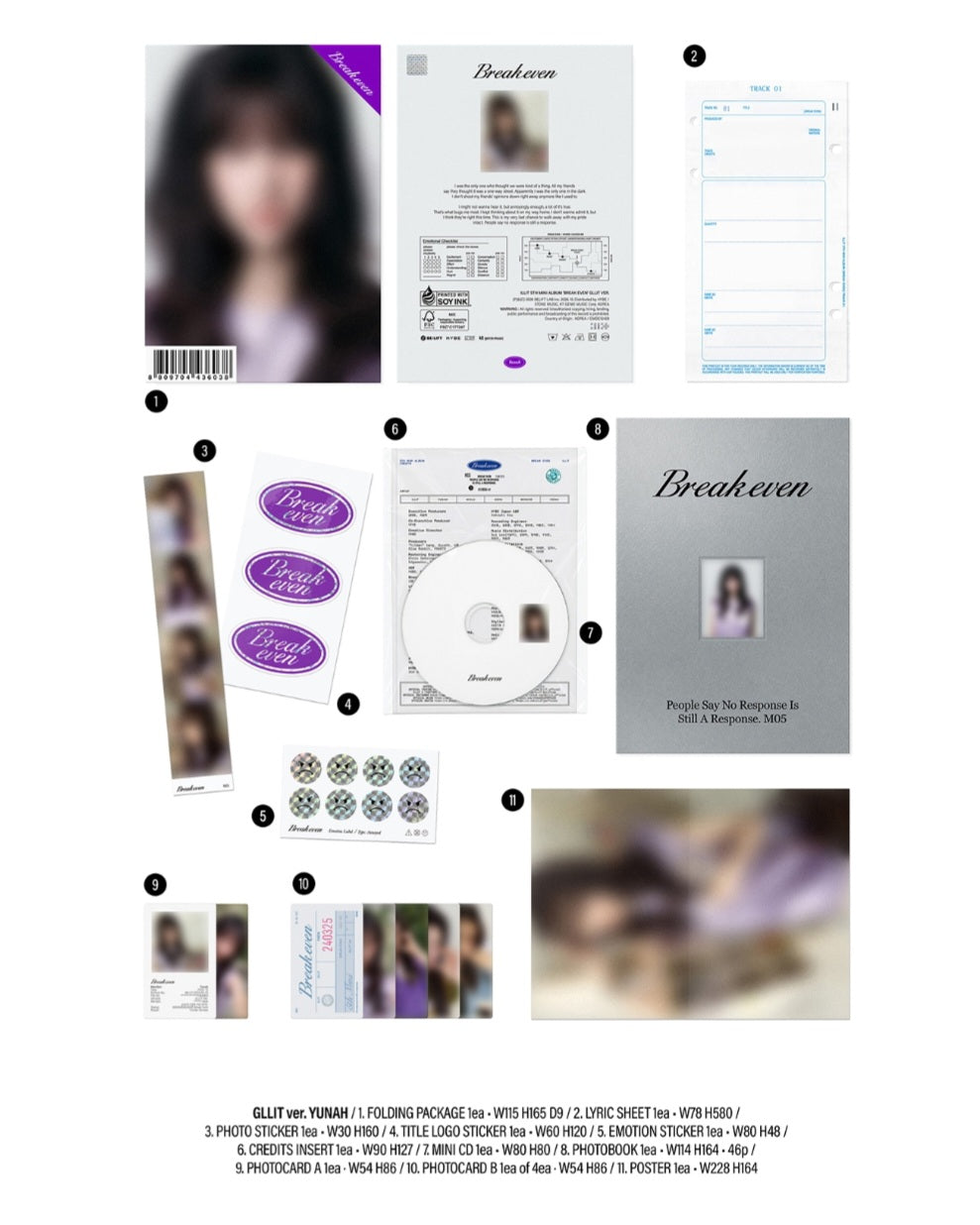 [Pre-order] ILLIT 5th Mini Album BREAK EVEN GLLIT Ver.