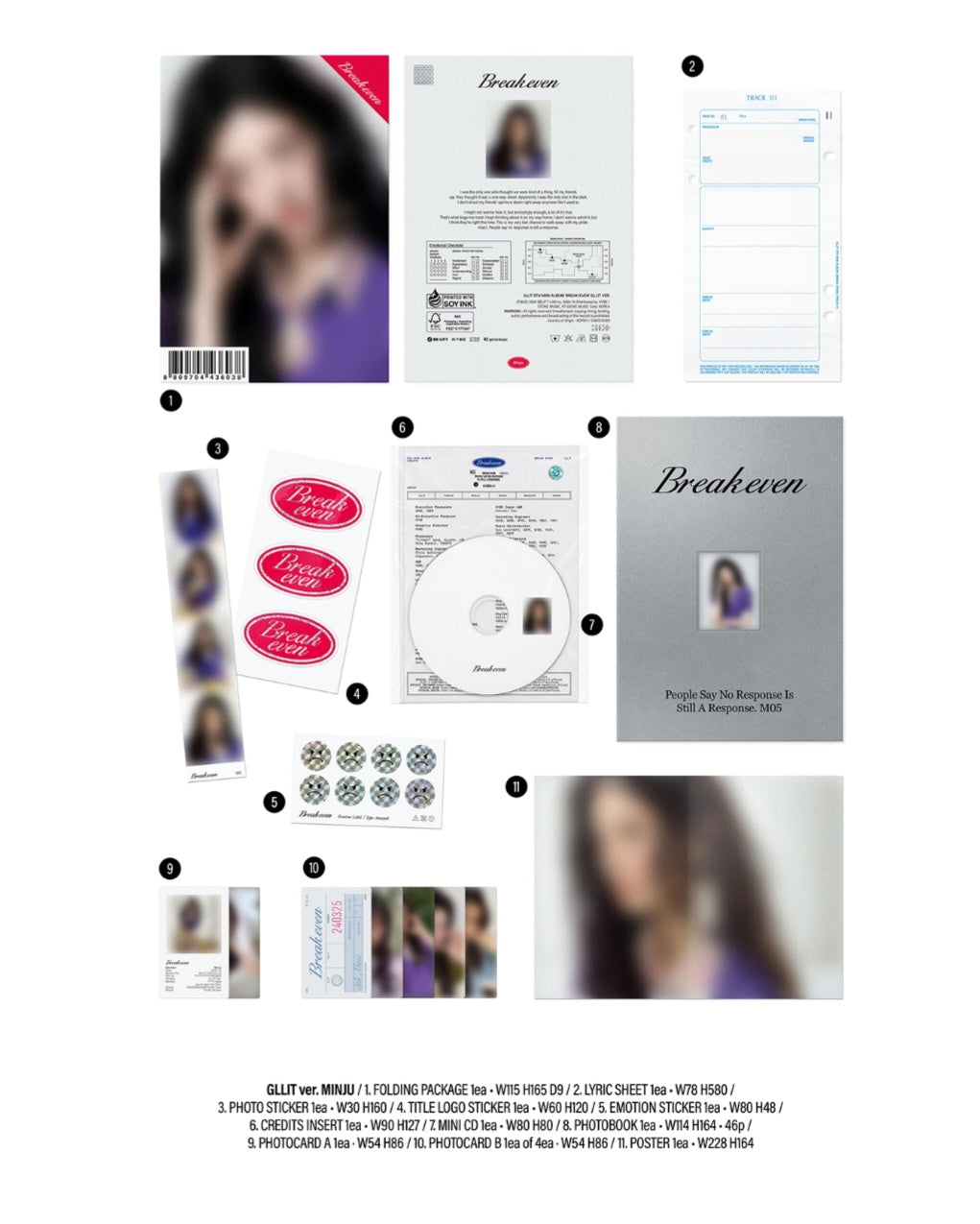 [Pre-order] ILLIT 5th Mini Album BREAK EVEN GLLIT Ver.