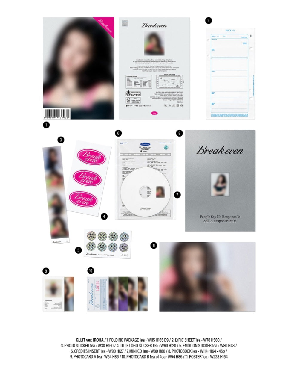 [Pre-order] ILLIT 5th Mini Album BREAK EVEN GLLIT Ver.