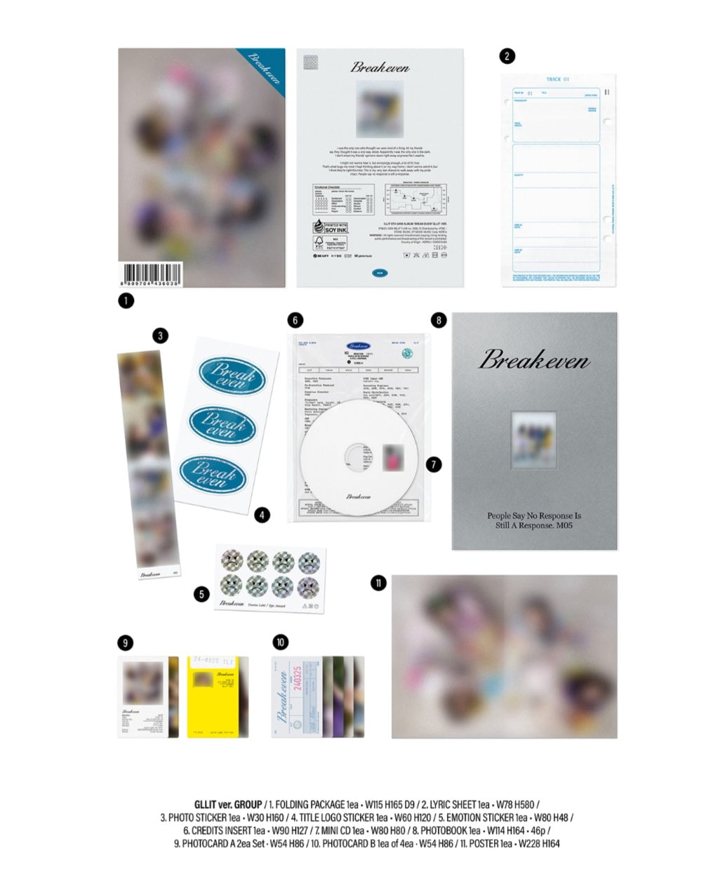 [Pre-order] ILLIT 5th Mini Album BREAK EVEN GLLIT Ver.