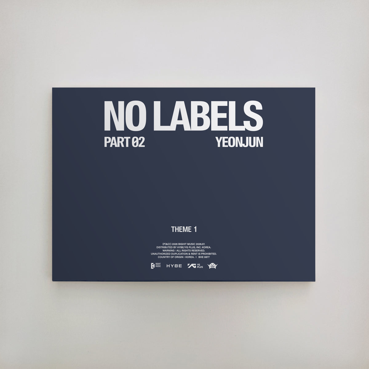 TOMORROW X TOGETHER TXT YEONJUN NO LABELS: PART 02 Photobook Ver.