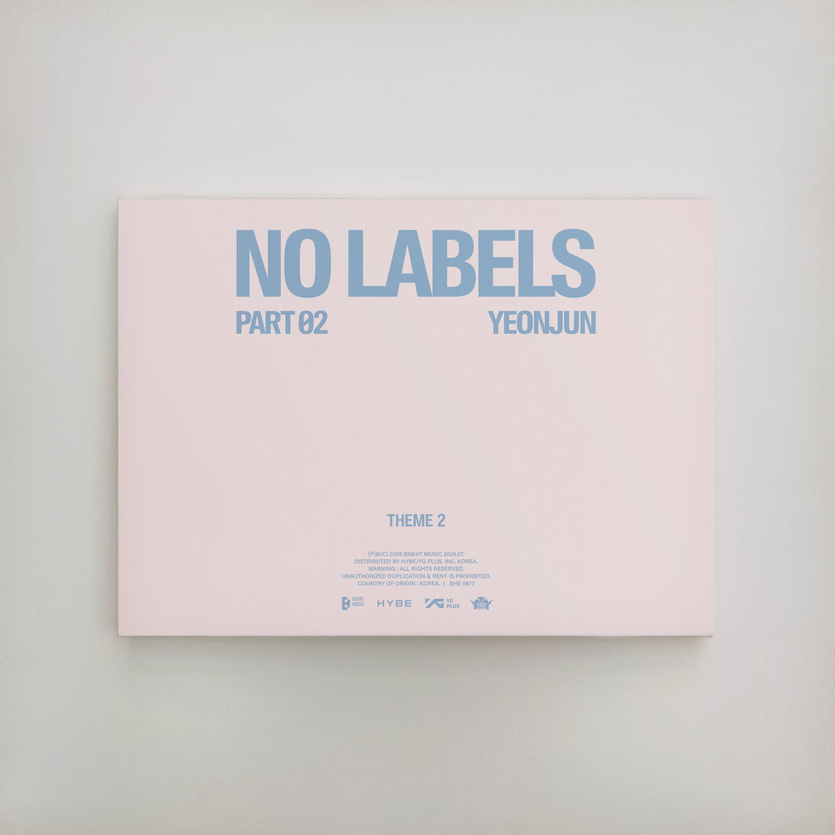 TOMORROW X TOGETHER TXT YEONJUN NO LABELS: PART 02 Photobook Ver.