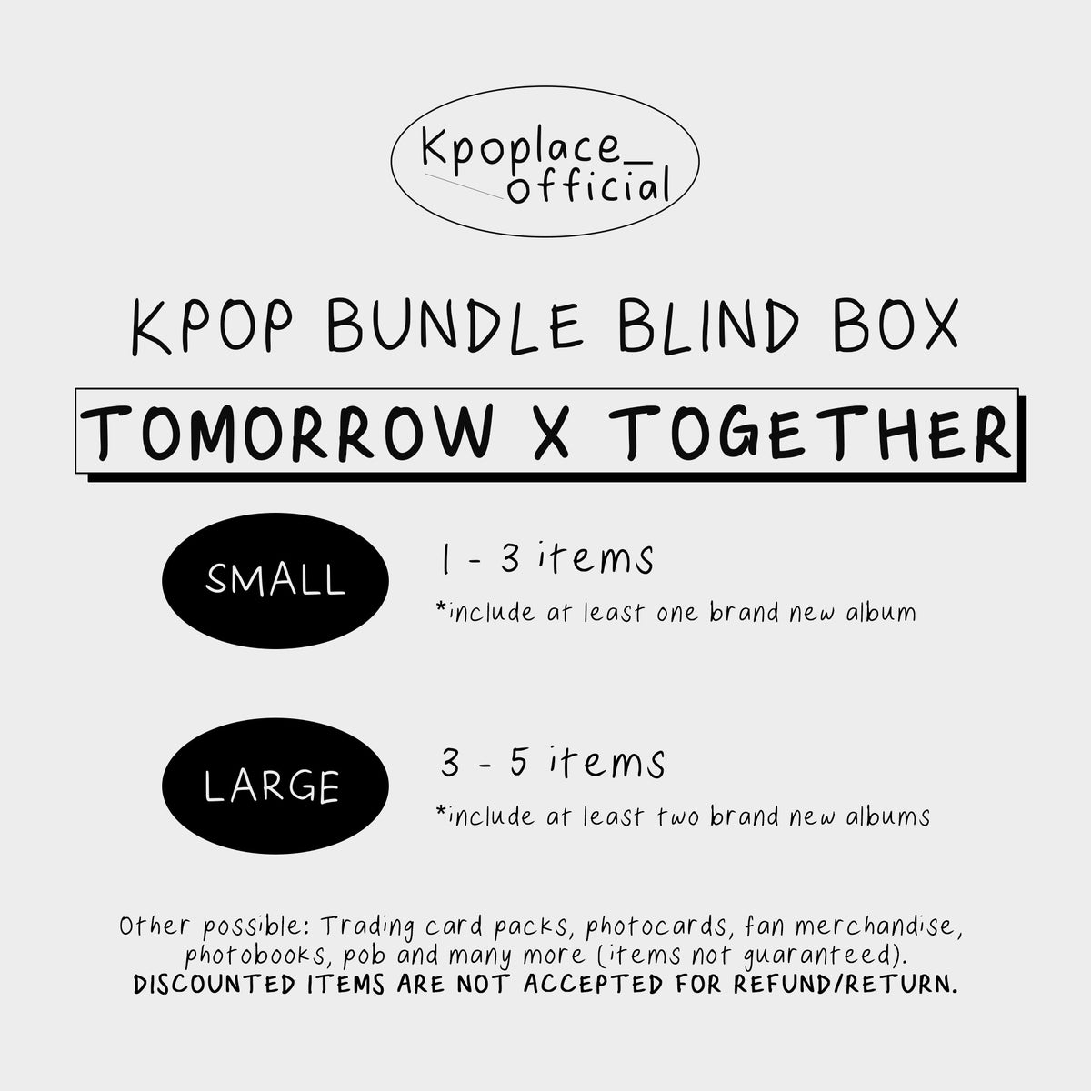 TOMORROW X TOGETHER MYSTERY BOX