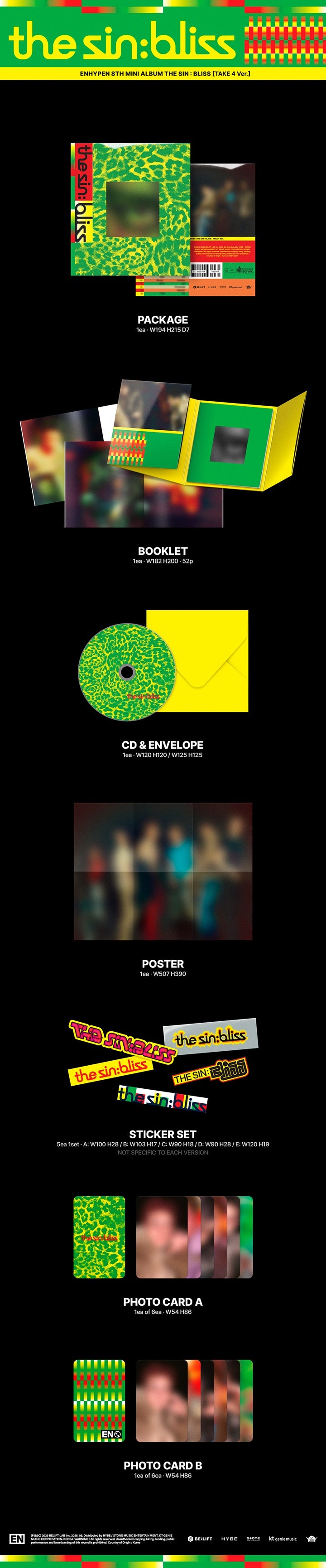 ENHYPEN 8th Mini Album THE SIN : BLISS